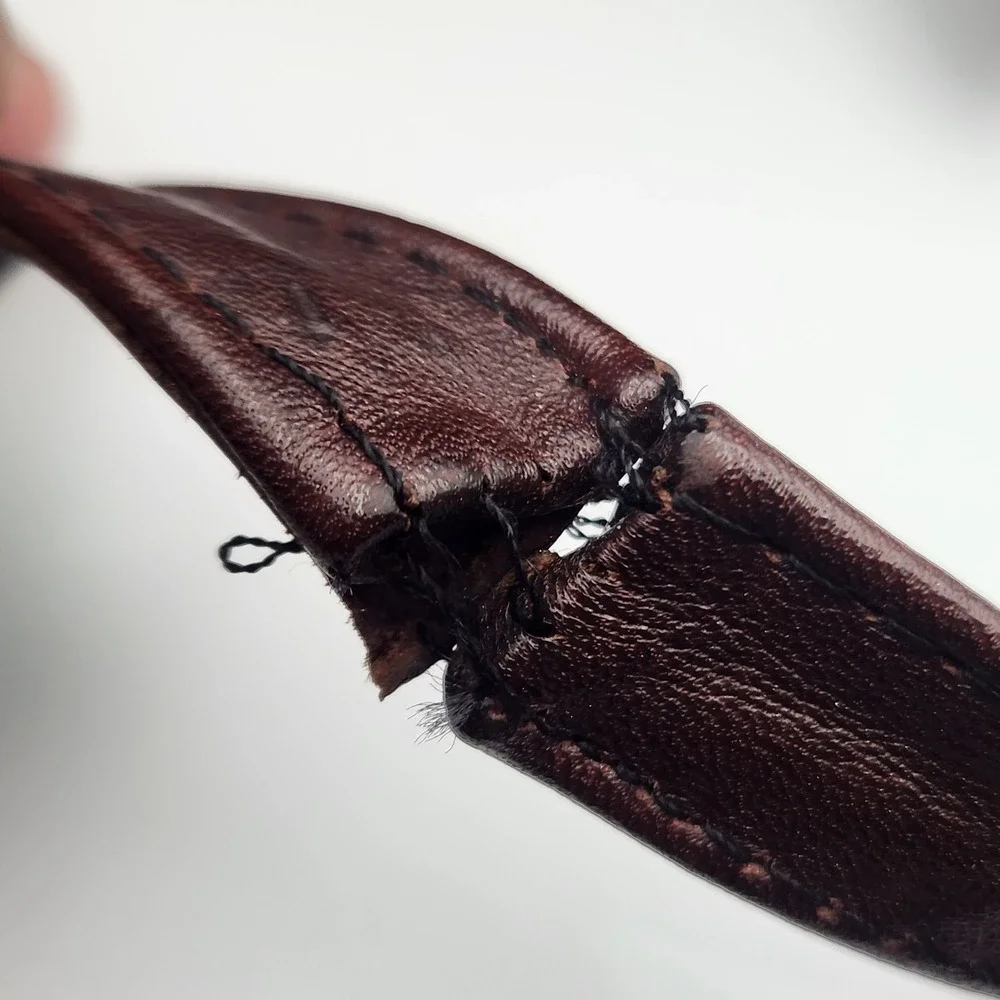 Vintage Brown Leather Sling Backpack Purse Made‎ in Mexico Teardrop Bag